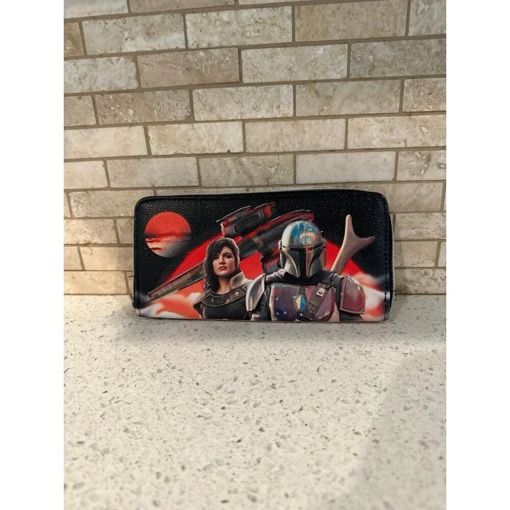 Disney Star Wars The Mandalorian zip around‎ Wallet-